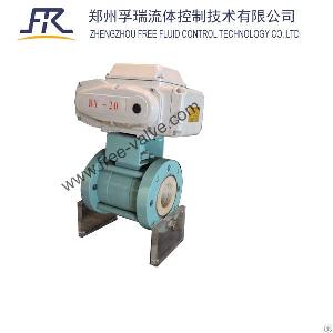 electric ceramic lined ball valve