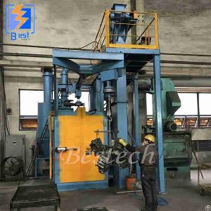 spinner hanger hook shot blasting machine