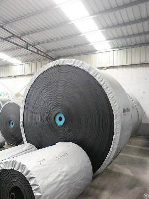 Abrasion Resistant Rubber Conveyor Belt For Mining / Cement / Steel / Power Plant