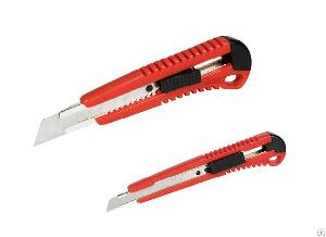 Auto Lock Utility Cutter Knife Set With Snap-off Blade 18mm 9mm