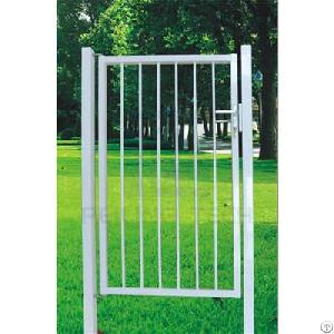 basic french door wing bar gate