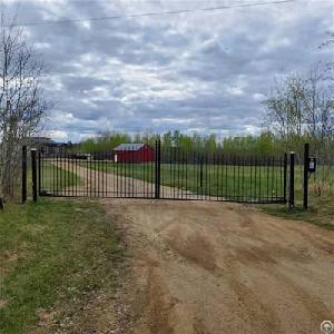 Deco French Door Style Single / Double Wing Bar Gate