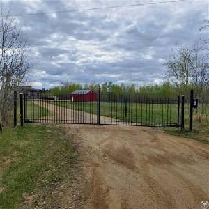 deco french door wing bar gate