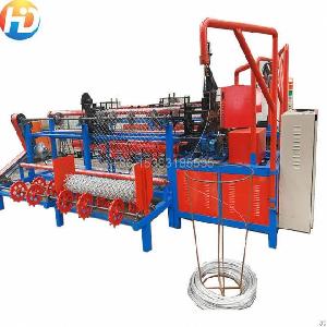 Double Wire Fully-automatic Chain Link Fence Machine