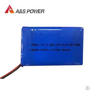 lithium battery pack 2s 704060 7 4v 1800mah