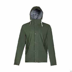 men pu rain jacket kbm1010