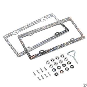 american license plate frame drill