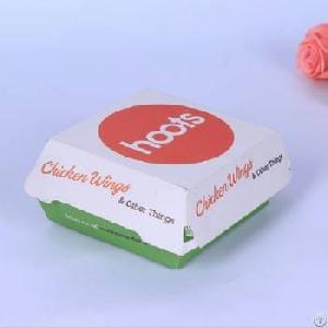 Custom Made Printed Paper Burger Box