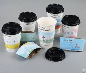 Disposable Paper Coffee Cup Wraps