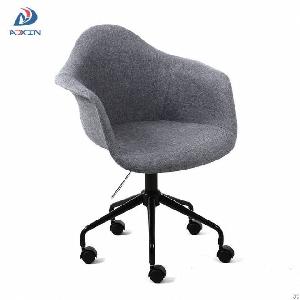 al 806fs modern adjustable swivel leisure office chair fabric wheels