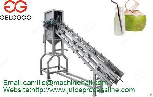 Tender Young Green Coconut Half Cutting Machine