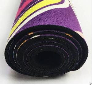 Sublimated Suede Yoga Mat