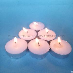 burning smokeless tealight candle