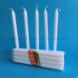 Tower Of Golden Pure Wax White Stick Candle