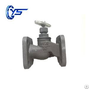 dn 15 200mm square flange globe valve