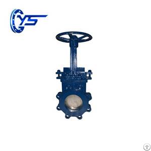 dn 50 600mm rising stem knife gate valve