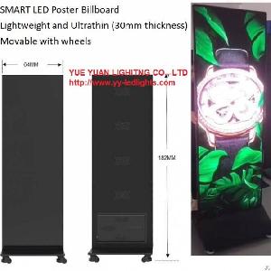 Smart Led Poster Billboard Best Video Display Stands For Retail Businesses Events