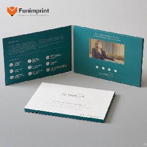 Funimprint Video In Print Brochure From China Factory Supplier