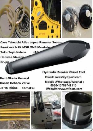 Hydraulic Breaker Parts Cylinder Furukawa Hb40g Front Head Back Head Chisel Seal Kit Price