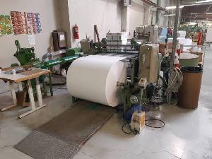 Slitter And Rewinder For Atm Paper Rolls