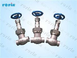 power plant gasket bellows globe valve khwj50f 1 6p