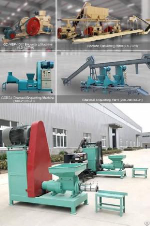 biomass charcoal briquette machine setting up bio project