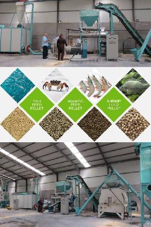 fish feed pellet line construction