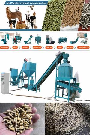 Industrial Livestock Feed Pellet Mill Production Machine On Sale