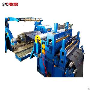 installation sequence slitting line leveler cutting equipment