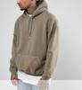 street fashion men oversized blank surface stone wash hoodies