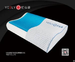 blue eyes sleeping gel pillow