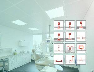 Led Panel For Different Ceilings T15 / T24, Plasterboard, Metal Ceiling Systems