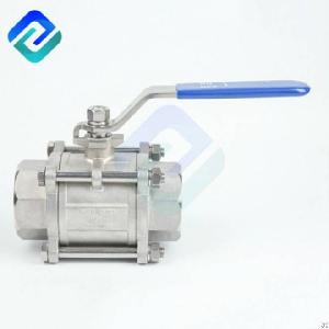 Hot Selling Stainless Steel 3 Pcs 316 Ball Valve