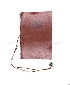 bk1042 brown pu notebook