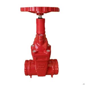 cast iron pressure groove gate valve