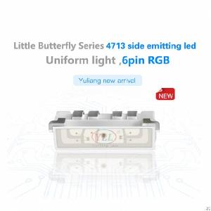 0 2w 4713 plcc 6 side view rgb smd led