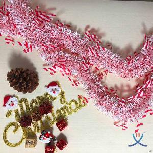 hexing christmas crutches tinsel foil garland gift