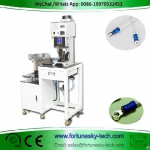 Automatic Loose Terminal Rail Feed Wire Crimping Machine