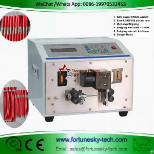 Full Or Partial Automatic Wire Stripping Machine