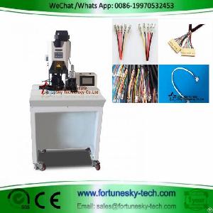 Semi-automatic H05vv-f Stripper Crimper Machine