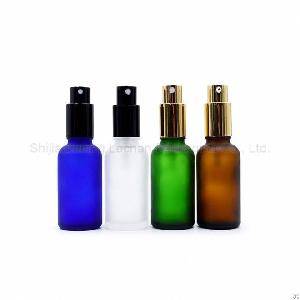 Customized Amber Green Blue Clear Glass Dropper Bottles