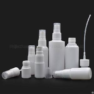 High Quality White Bottles With Fine Mist Spray Cap