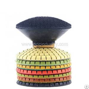 convex diamond polishing pads