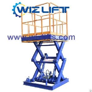 Hydraulic Lift Platform Scissor Lift With Safety Skirt