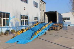 wiz container mobile loading dock ramp forklift leveler
