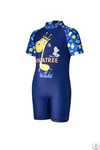 Boys One Piece Uv Protection Swimsuit