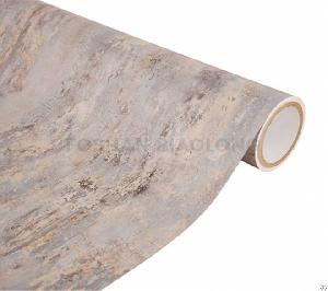 opaque waterproof gloss marble pattern pvc vinyl film wrapping aluminum profile skirting