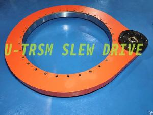 Large Size Slewing Drive With Enclosed Housing S-iii-o-0855 Has Rotation Diameter 855mm