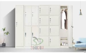 Metal 2 Tier 6 Door Storage Lockers Multiple Door Lockers For Changing Room