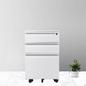 rolling file cabinets metal side pedestal filing drawer